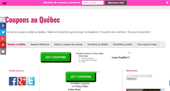 Desktop Screenshot of couponsauquebec.com