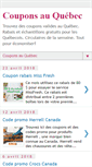 Mobile Screenshot of couponsauquebec.com