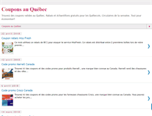 Tablet Screenshot of couponsauquebec.com